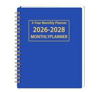 2026-2028 Daily Monthly Planner Twin Coil Binding Academic Planner 36 Month from 01.2026-12.2028 for Daily Scheduling Study Notebook