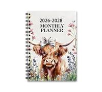 2026-2028 Monthly Planner 36 Month From 01.2026-12.2028 Twin Coil Binding Academic Journal for Daily Scheduling Planner