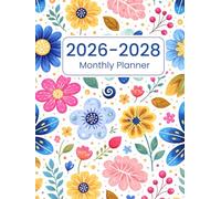 2026-2028 Monthly Planner: Three-Year Organizer for Goals, Tasks and Habits