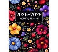 2026-2028 Monthly Planner: Three-Year Organizer for Goals, Tasks and Habits