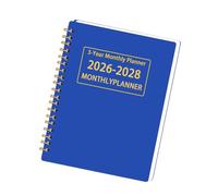 2026-2028 Monthly Planner Twin Coil Binding Academic Notebook for Daily Scheduling 36 Month from 01.2026-12.2028 Long