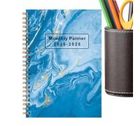 2026-2028 Monthly Planner - Yearly Planner | Coil Binding with 36-Month Tabs Journal for Family Student Teacher Note-Taking
