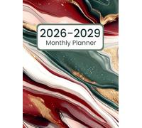 2026-2029 Monthly Planner: Four Year Organizer for Goals, Tasks and Habits