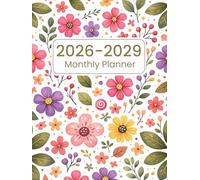 2026-2029 Monthly Planner: Four Year Organizer for Goals, Tasks and Habits