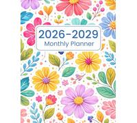 2026-2029 Monthly Planner: Four Year Organizer for Goals, Tasks and Habits