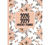 2026 2029 Monthly Planner: Four-Year Schedule Organizer with Monthly Spreads, US Holidays, and Extra Note Sections