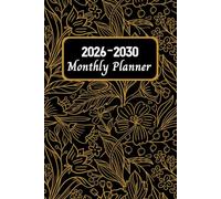 2026-2030 5-Year Monthly Planner: 60-Month Appointment Book (Jan 2026-Dec 2030) - 6"x9", 159 Pages.
