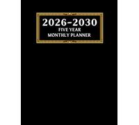 2026-2030 Five Year Monthly Planner: 5 Years Diary Month to View Calendar from January 2026 to December 2030 with US Holidays, 60 Months Schedule ... Dates, Birthdays Dates, Contacts, Passwords.