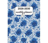2026-2030 Monthly Planner: 5-Year Diary Two Pages Per Month From January 2026 To December 2030 for Personal & Professional Goals - 165 pages