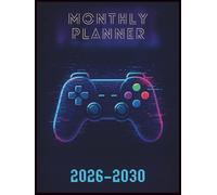 2026-2030 Monthly Planner: 5 Year Diary Two Pages Per Month From January 2026 To December 2030 for Personal & Professional Goals - 165 pages