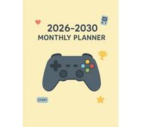 2026-2030 Monthly Planner: 5 Year Diary Two Pages Per Month From January 2026 To December 2030 for Personal & Professional Goals - 165 pages