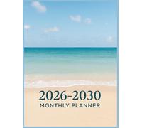 2026-2030 Monthly Planner: 5 Year Diary Two Pages Per Month From January 2026 To December 2030 for Personal & Professional Goals - 165 pages