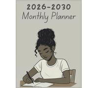 2026-2030 Monthly Planner: 5 Year Diary Two Pages Per Month From January 2026 To December 2030 for Personal & Professional Goals - 165 pages