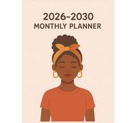 2026-2030 Monthly Planner: 5 Year Diary Two Pages Per Month From January 2026 To December 2030 for Personal & Professional Goals - 165 pages