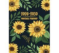 2026-2030 Monthly Planner: Five Year (January 2026 through December 2030) with Holidays and Inspirational Quotes