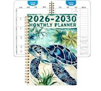 2026-2030 Monthly Planner Sea | Theme Spiral Binding Agenda Journal | 60 Month Planner Notebook for Students | Professionals Entrepreneurs Teachers Freelancers Consultants Home School Office