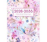 2026-2035 Monthly Planner: Ten Year from Jan 2026 - Dec 2035
