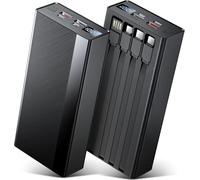 2026 30000mAh 45w Huge Capacity External Battery Pack Portable Charger Power Bank,8 Charging Port Battery bank With Smart LED Display, Best for Outdoor Camping/Activity