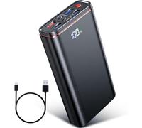 2026 30000mAh 45W Power Bank External Battery Pack Charger, USB-C In/Output Fast Charging with 5 Output&2 Input Ports,Pocket Size Portable Charger, Digital Display,for iPhone/Tablets