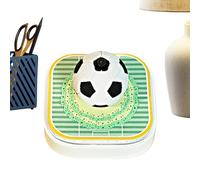 2026 3D Calendar Table Decoration in Football Shape, Office Decoration Memo Block - For Home Office School Meeting Room Gift Birthday Holiday Teacher Student Bedside Table