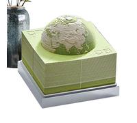 2026 3D Desk Calendar - Earth Shape Table Decoration - Paper Sculpture Artistic Calendar - Birthday Party Office Home Apartment Freelance College Students