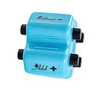 2026 4-in-1 Math Roller Stamp Set with Digital Learning Exercises for Addition Subtraction Multiplication Gap Texts Ideal for Students Home or School (B-A, One Size)