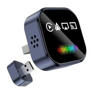 2026 4 in 1 Wireless Mirror Link CarPlay Adapter,Convert Wired CarPlay and Android Auto to Wireless, automatic reconnection, with AirPlay (IOS 18+) and Android screen mirroring, plug and play