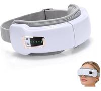 2026,4-in-1Eye Massager, Rechargeable Bluetooth Sleep Mask, Foldable, integrates Heating, Music, air Pressure Compression, and Vibration Massage. It Features 5 Intelligent Massage Modes to rel