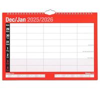 2026 5 Person Wall Calendar Week to View Planner - 5 Column Weekly Organiser - Home Office Staff Rota - Wiro Bound Hanging Planner 29cm x 21cm - Ideal for Home Office & Work