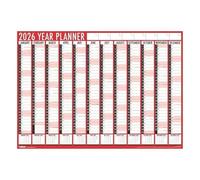 2026 A1 Full Year Annual Yearly Wall Planner Home Office Calendar Large Planner