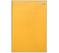 2026 A4 2 Page Per Day Appointment Diary - Hardback Office Diary (Yellow)