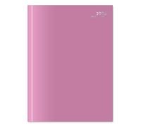 2026 A4 Day a Page Diary - Appointment Times Full Year Hardback UK Planner - for Home Office School & Work (Dusty Pink)