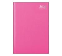 2026 A4 Day-to-Page Diary by 1ABOVE - Premium Pastel Hardback Planner with Ribbon Marker & Casebound Cover - Ideal for Business, Office, Home & Appointments (PINK)