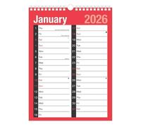 2026 A4 Large Print 2 Column Calendar 8032