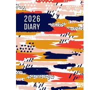 2026 A4 Page A Day: One Page Per Day Daily Diary Planner & Organizer for 365 Days, dated from Jan 2026 to Dec 2026, Fully Lined Journal Notebook with Calendars, To-Do List and Notes | Abstract