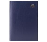 2026 A4 Week to View Appointment Diary - Half Hourly Appointment Times 9am-5:30pm - Hardback Casebound Organiser - Weekly Diary Planner with Ribbon Marker & UK Content - Office, School & Home (Blue)