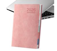 2026 A5 Daily Planner Notebook - Agenda Work Task Organizer | Hardcover Stationery Journal for Business, Fitness, College, Travel and Meal Planning (12-Month Daily Agenda)