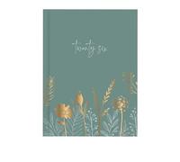 2026 A5 Hardcover Diary, Week to View Planner, Stylish Lilac Floral Design, A5 Size (Wild Floral Green)