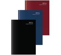 2026 A5 Page A Day Diary with Hard Backed Organiser For Student, Teacher, Home, Office, Business Weekly Year Planner Best for Gift | Daily Planner | A5 Diaries (A5 Page a Day, Assorted Coloured)