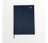 2026 A5 Premium Week To View Diary Hardback Cover Appointment & Ribbon Marker, Full Year Planner, Organizer for Business, Office, Home, Traveling, Organization (Navy Blue)