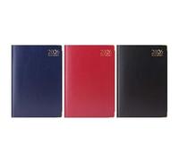 2026 A5 QUALITY 'WTV' PINK, PURPLE OR BLUE DIARIES. (A5 Week To View Red)