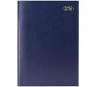 2026 A5 Week to View Blue Commercial Diary Weekly Monthly Yearly Calendar Diary for Office Desk Work Study Business Trips Planning Sold by VR Angel