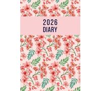 2026 A6 Page A Day: One Page Per Day Daily Diary Planner & Organizer for 365 Days, dated from Jan 2026 to Dec 2026, Fully Lined Journal Notebook with ... To-Do List and Notes | Pink Botanical Floral
