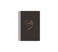 2026 A7 Pocket Diary Week to View - Black Hardback Planner Gold Foil Script - Stylish Organiser School Work Home Office - Durable Casebound Compact Lightweight
