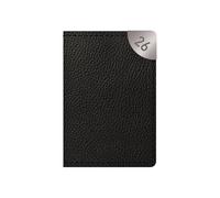 2026 A7 Pocket Diary Week to View - Black Pebble Textured Faux Leather Planner - Lightweight Compact Portable Organiser Notebook - Home Office Student Organiser Travel Diary