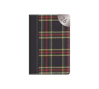 2026 A7 Pocket Diary Week to View - Blue Tartan Cover Mini Size Planner Work Study Travel Diary - Lightweight Compact Portable Organiser Notebook