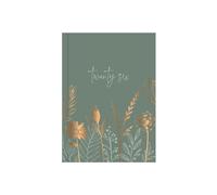 2026 A7 Pocket Diary Week to View - Green Botanical Hardcover Mini Planner - Lightweight Compact Portable Organiser Notebook - Student Work Travel Diary Gift