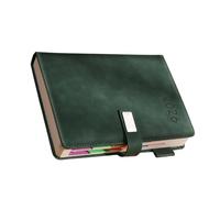 2026 Academic Daily Planner 400 Pages Dated PU Leather with Button Closure Pen Slot for Planning Work Planner