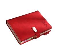 2026 Academic Daily Planner 400 Pages Dated PU Leather with Button Closure Pen Slot for Planning Work Planner