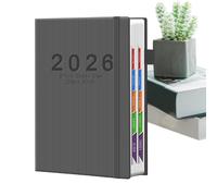 2026 Academic Planner - Tabs Schedule Notebook, Yearly Planner 2026, Plan Appointments Organizing Schedule Home, School Offices Classroom Meeting, Room Practical Functional Organized